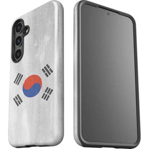 South Korean Flag Distressed Galaxy S25 Impact Case